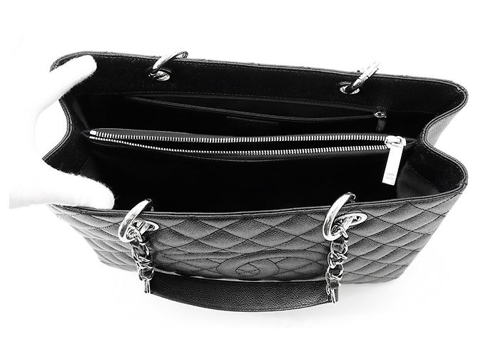 Timeless Borsa a mano Chanel Matelassé Nera Nero - vista 5