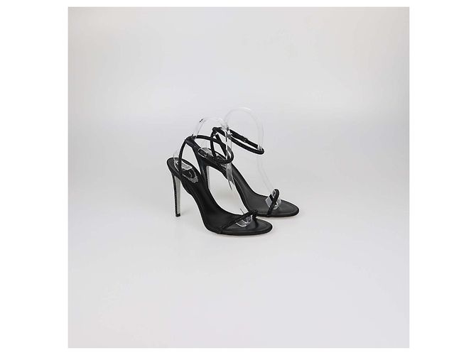 Sandali Slingback Rene Caovilla Black Strass Ellabrita Nero - vista 2
