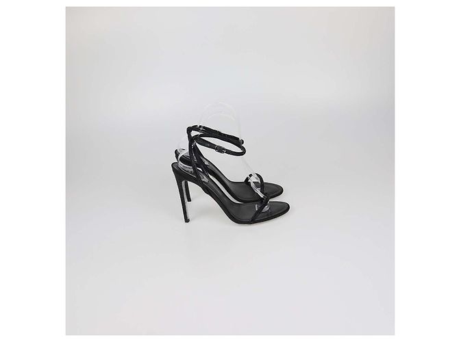 Sandali Slingback Rene Caovilla Black Strass Ellabrita Nero - vista 3
