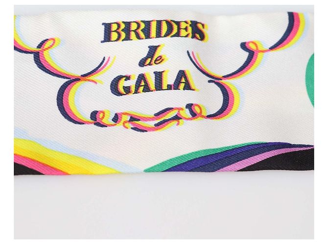 Hermès Hermes Multicolor Silk Brides de Gala Shadow Twilly Multicolore - vista 6