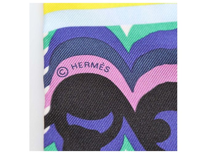 Hermès Hermes Multicolor Silk Brides de Gala Shadow Twilly Multicolore - vista 7