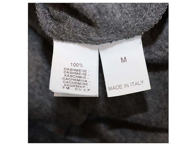 Sudadera oversized con cremallera de cashmere gris Brunello Cucinelli - vista 6