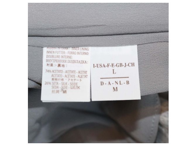 Ärmelloses langes Kleid aus grauer Baumwolle mit Schleife Brunello Cucinelli - Ansicht 6
