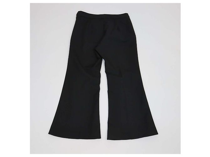 Ellery Black Viscose Blend Flared Pants - view 2
