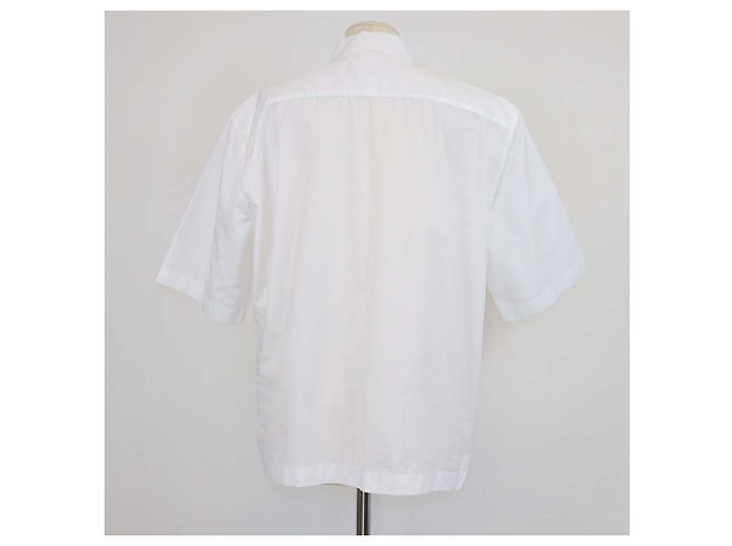 Autre Marque L'ultima camicia a maniche corte in cotone bianco - vista 3