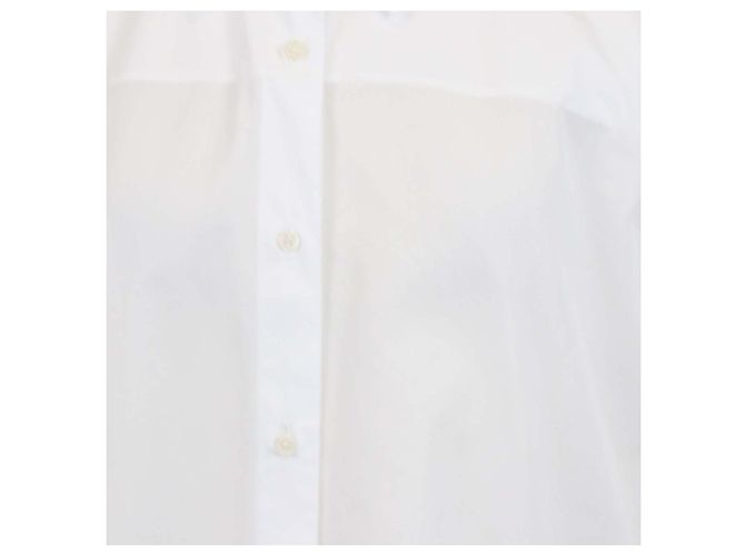 Autre Marque L'ultima camicia a maniche corte in cotone bianco - vista 4