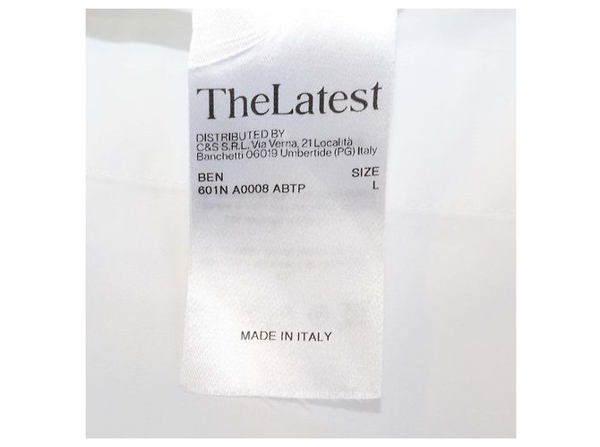 Autre Marque L'ultima camicia a maniche corte in cotone bianco - vista 6