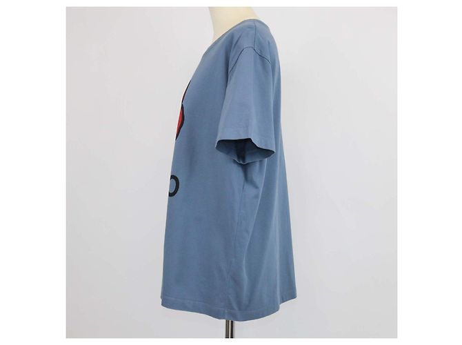 T-shirt girocollo Kenzo in cotone grigio scuro con Boke Flower Grigio antracite - vista 2