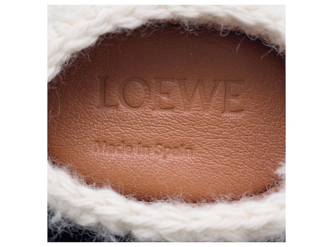 Portachiavi Loewe in pelle marrone - vista 11