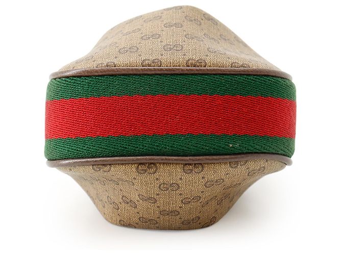 Mini borsa a mano in pelle Gucci Micro GG Attache Marrone - vista 3