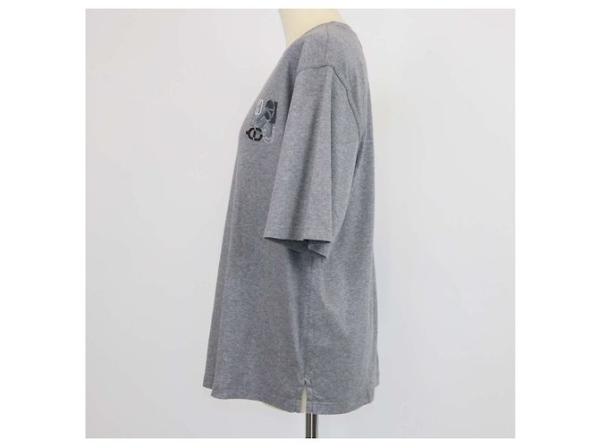 Hermès T-shirt Hermes Gris Cotton H Puzzle Grigio - vista 2