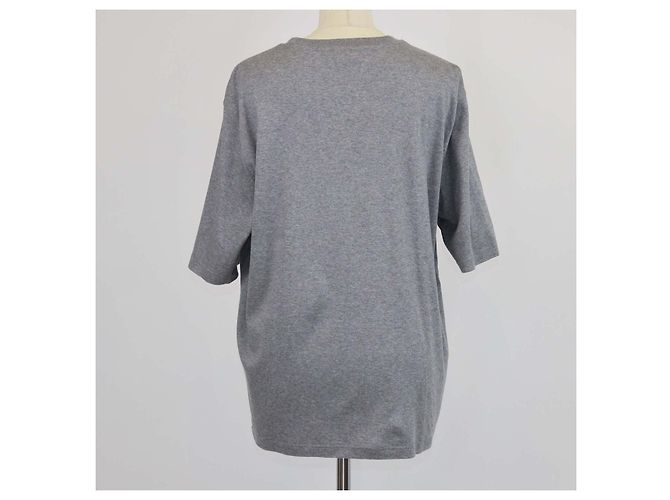 Hermès T-shirt Hermes Gris Cotton H Puzzle Grigio - vista 3