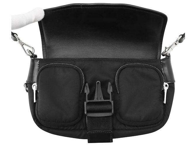 Borsa Prada Re-Nylon Nero - vista 5