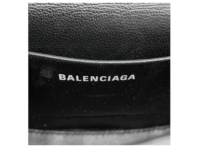 Borsa Balenciaga Opera Nero Verde - vista 17