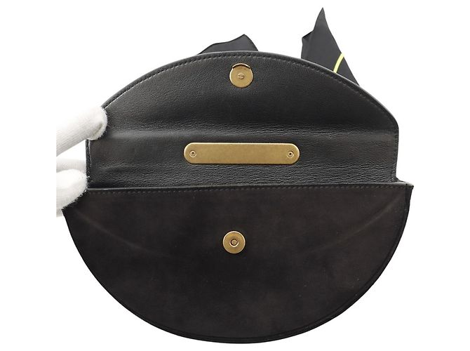 Borsa Balenciaga Opera Nero Verde - vista 5