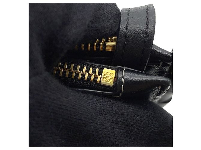 Borsa a tracolla Loewe in pelle nera Nero - vista 11
