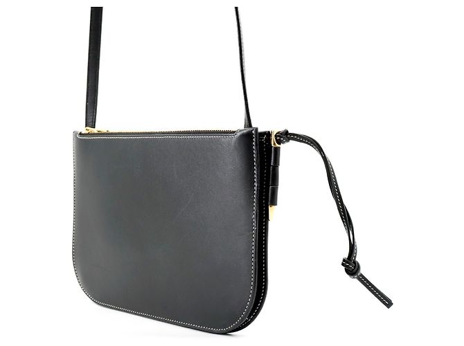 Borsa a tracolla Loewe in pelle nera Nero - vista 2