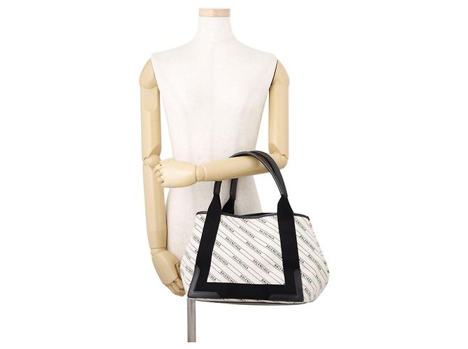 Everyday Borsa Tote Balenciaga Nera e Bianca Nero Bianco - vista 4