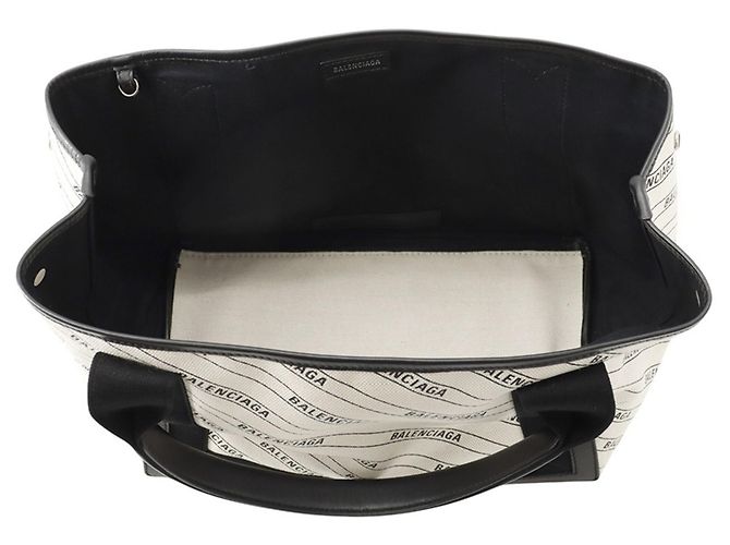 Everyday Borsa Tote Balenciaga Nera e Bianca Nero Bianco - vista 5