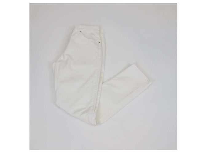 Pantalones Tom Ford de denim blanco de pierna recta - vista 3