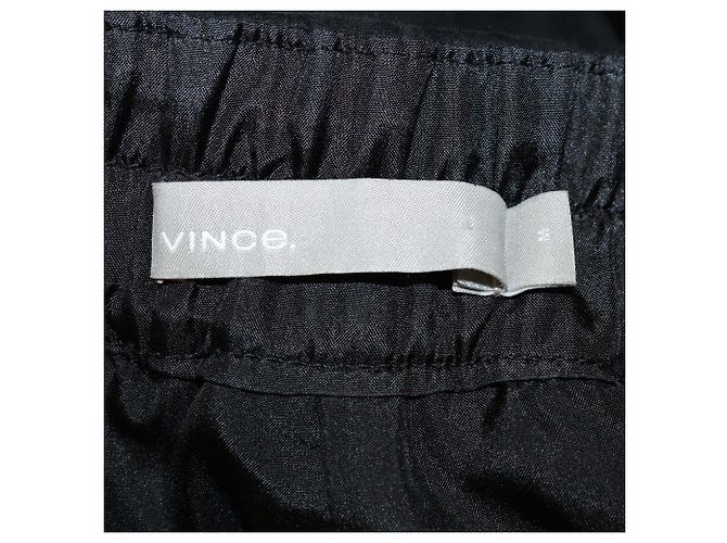 Pantalones de gamuza negra con cordón Vince Negro - vista 5