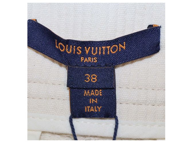 Mini Pantalones Cortos de Pana de Algodón Off White Louis Vuitton Blanco roto - vista 5