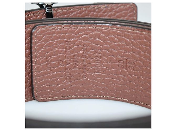 Louis Vuitton LV Tilt Wendelgürtel aus Leder in Navyblau/Braun Marineblau - Ansicht 6