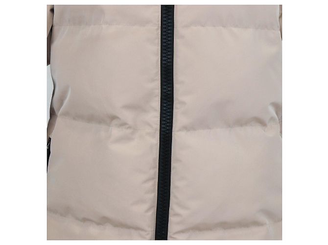 Christian Dior Nude Polyester-Taft Dior Alps Gürtel-Pufferjacke Fleisch - Ansicht 4