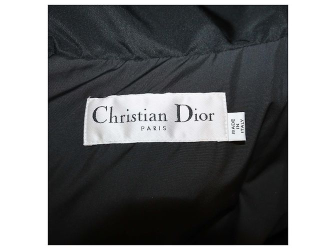 Christian Dior Nude Polyester-Taft Dior Alps Gürtel-Pufferjacke Fleisch - Ansicht 5
