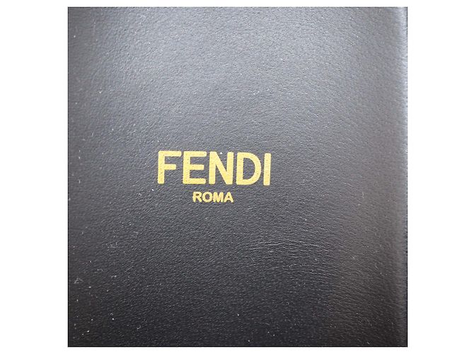 Ciabatte Fendi in pelle nera Nero - vista 6
