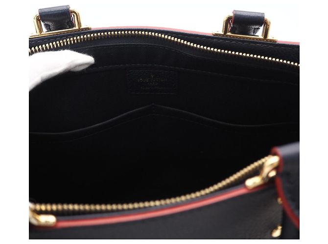 Louis Vuitton Monogram Empreinte Three PM Handtasche Rot Marineblau Monogramm - Ansicht 12