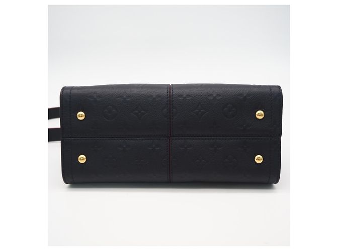 Louis Vuitton Monogram Empreinte Three PM Handtasche Rot Marineblau Monogramm - Ansicht 7