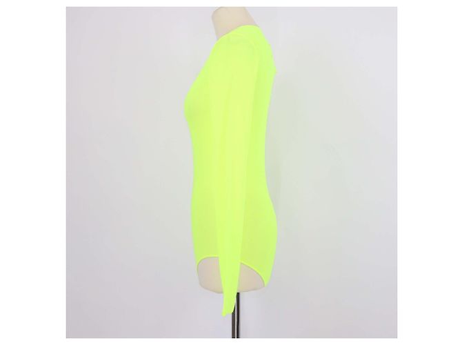 Maison Martin Margiela Body de malla verde neón Maison Margiela - vista 2