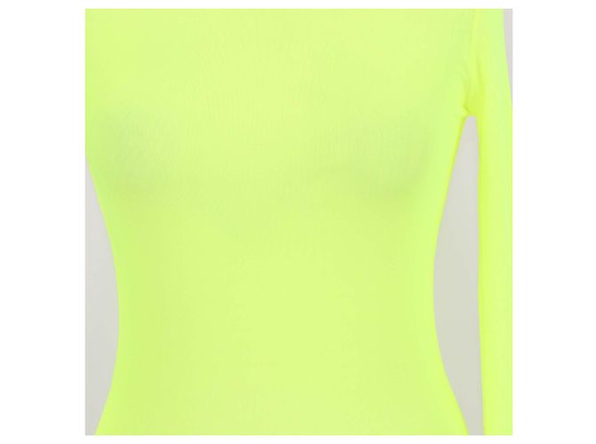 Maison Martin Margiela Body de malla verde neón Maison Margiela - vista 4