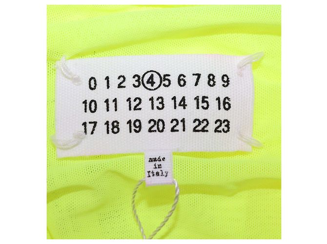 Maison Martin Margiela Body de malla verde neón Maison Margiela - vista 5