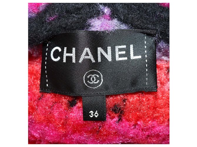 Chanel Multicolor Blend Viscose Boa Blouson Zip Jacket Mehrfarben - Ansicht 5