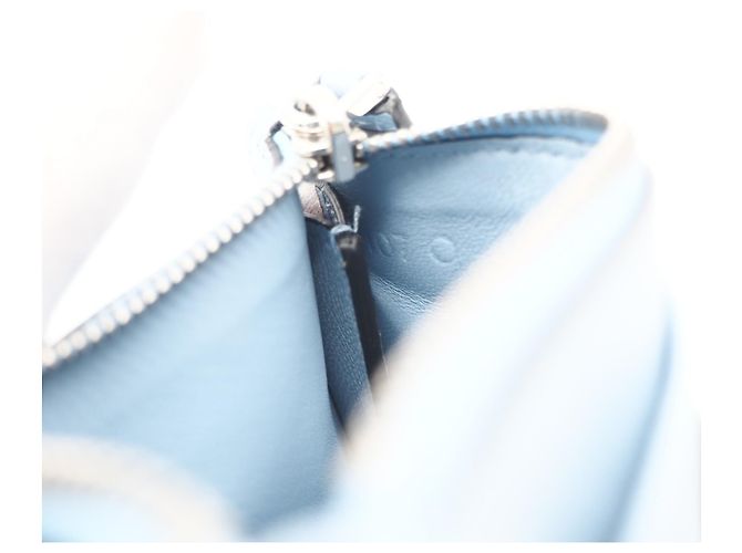 Portacarte Prada Saffiano Triangle 2MC084 Blu Uomo - vista 14