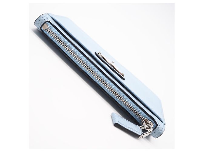 Portacarte Prada Saffiano Triangle 2MC084 Blu Uomo - vista 6