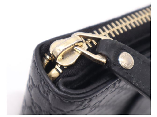 GUCCI MicroGuccissima Bi-fold Compact Wallet Black - view 10