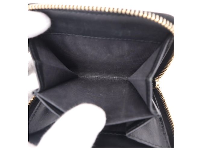 GUCCI MicroGuccissima Bi-fold Compact Wallet Black - view 15