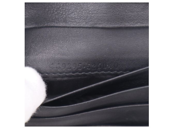 GUCCI MicroGuccissima Bi-fold Compact Wallet Black - view 17