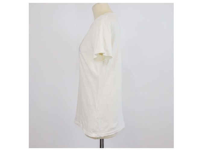 Camiseta Christian Dior de algodón Off White con estampado J'Adior 8 Blanco roto - vista 2