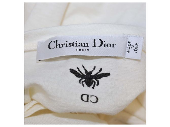 Camiseta Christian Dior de algodón Off White con estampado J'Adior 8 Blanco roto - vista 5