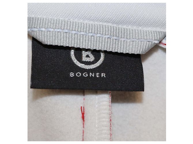 Tuta da sci Bogner Talisha a collo alto e maniche lunghe, nylon imbottito rosso/bianco - vista 6