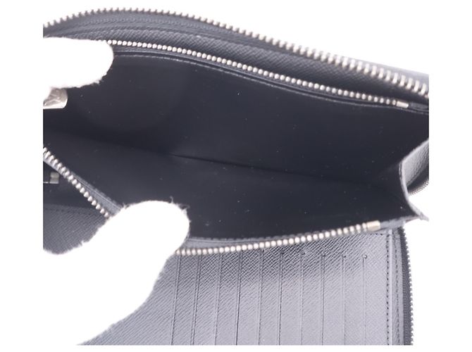 Louis Vuitton Monogram Eclipse Zippy Wallet Brown Black - view 17