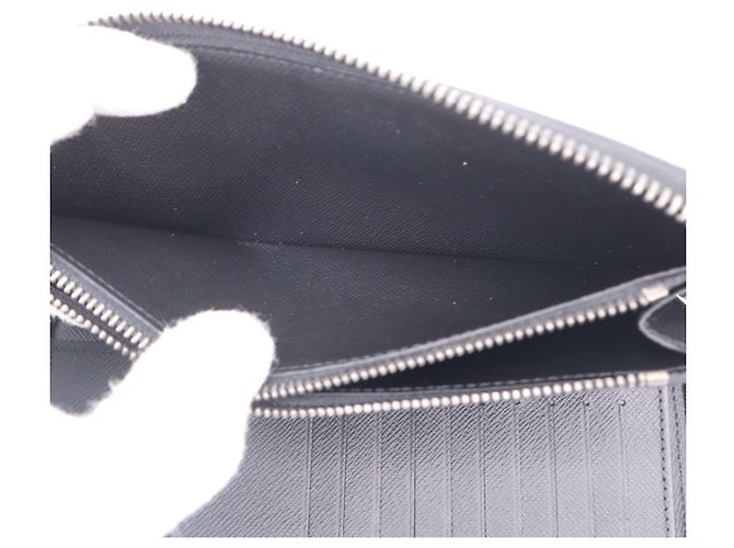 Louis Vuitton Monogram Eclipse Zippy Wallet Brown Black - view 18