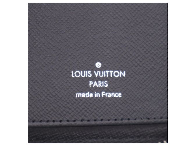 Louis Vuitton Monogram Eclipse Zippy Wallet Brown Black - view 19