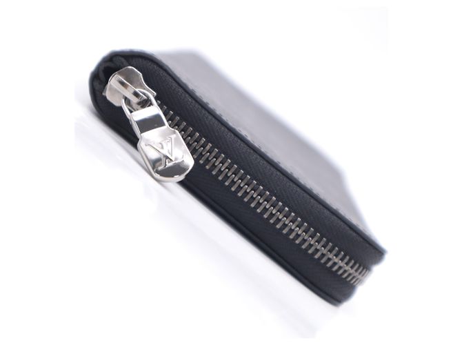 Louis Vuitton Monogram Eclipse Zippy Wallet Brown Black - view 9