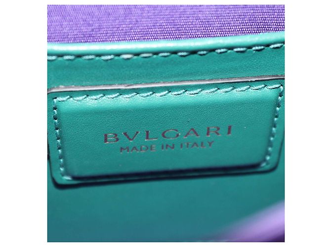 Bulgari Borsa a mano piccola Bvlgari Serpenti Forever in pelle verde - vista 5
