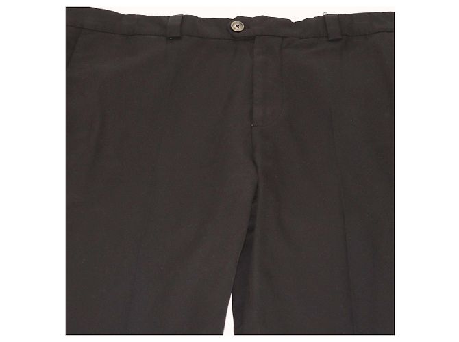 Pantaloni Leisure Fit in cotone nero Brunello Cucinelli - vista 4